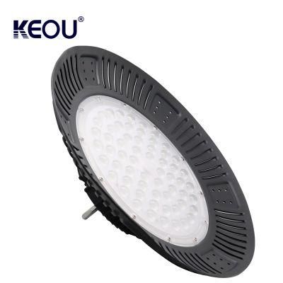 High Quality 200 Watt UFO Indoor Lamp Waterproof IP65 Aluminum LED High Bay Light 200W for Warehouse