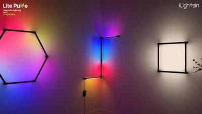 Ilightsin RGBW 15W Splicing Transformers Hotel Atmosphere Lighting LED Wall Lamp
