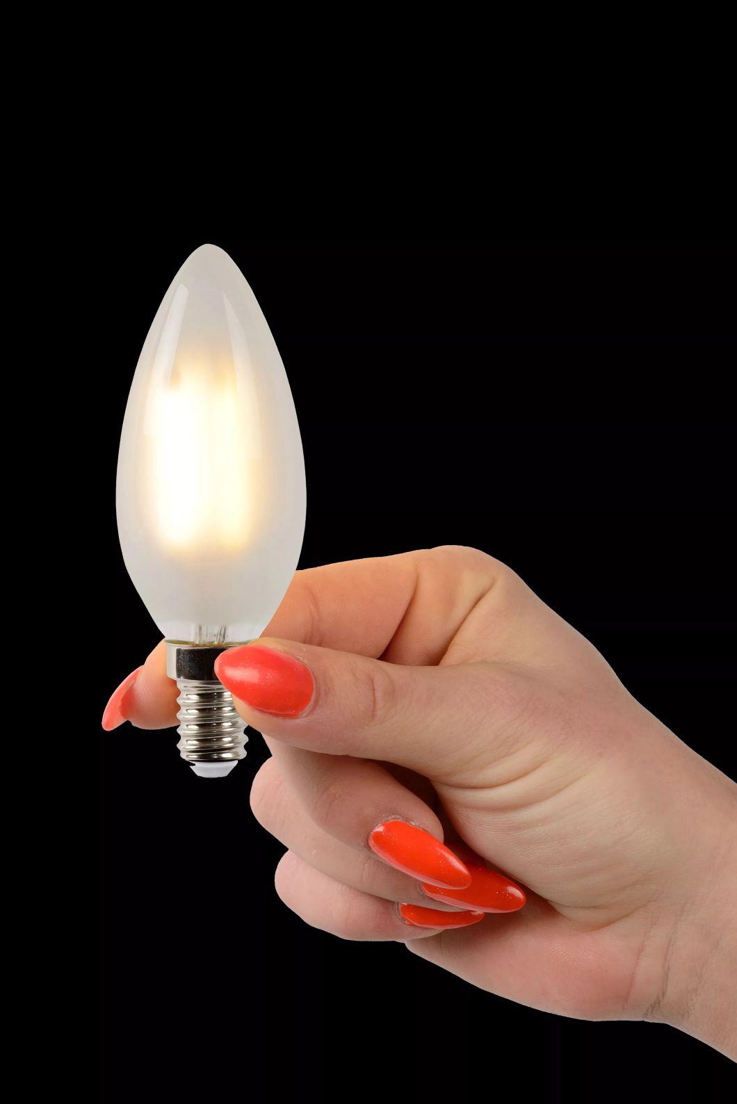 LED Candle Bulb Vintage C35 2W/4W/6W Frosted Glass Lamp Decorative Filament Energy Saving LED Global Bulb for Indoor Lighting