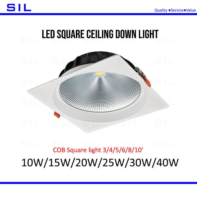 High Quality Indoor Energy Saving Round Ceiling 40W Recessed LED Downlight