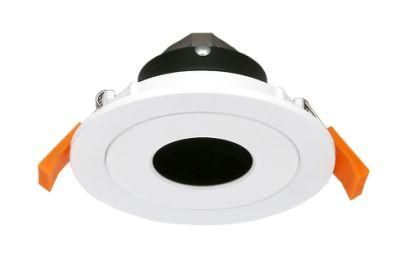 Round Recessed LED Downlight Trim Housing GU10 MR16 Mounting Ring System