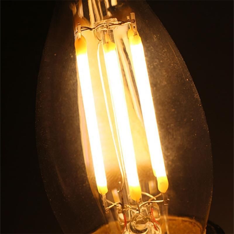 LED Candle Light Bulb C35 E27 E14 LED Filament Bulb