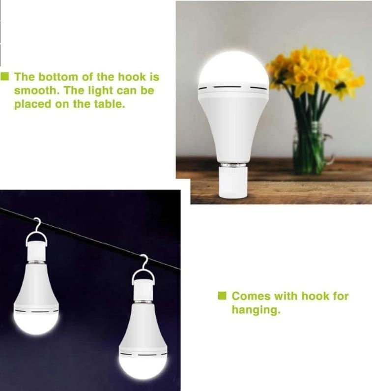 Factory Price LED Lamp 9W LED Rechargeble Emergency Bulb