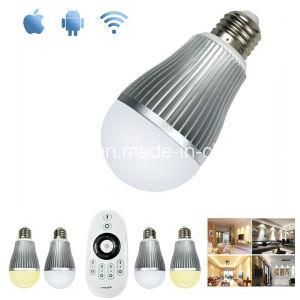 E27 E26 B22 Lamp Base Optional 9W Ww/Cw WiFi Remote Control Light Bulb Smart Home System LED Lamp
