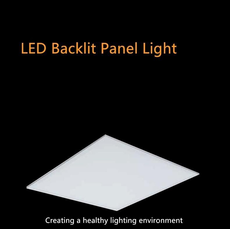 600*600 25W 32W 42W 48W Recessed Backlit Aluminium LED Panel Light