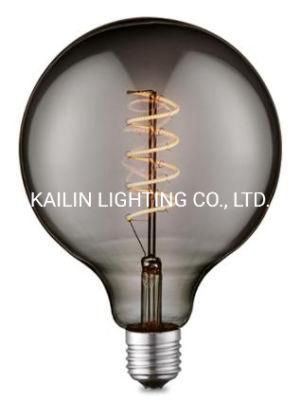 G125 Dimmable Flexible Spiral Filament Edison Vintage LED Light Bulb