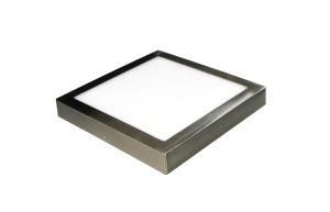 24W Square Nickel Plating Surface Mounted LED Panel