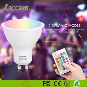 Remote Control RGBW Color Changing GU10 LED Spotlight Bulb