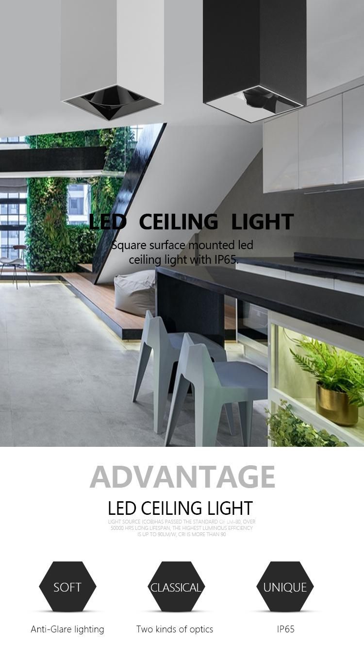 Waterproof LED Ceiling Light IP65 CRI90 7W