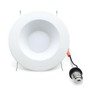 120V Dimmable 12/15W 6 Inch LED Downlight/Deep Baffle Retrofit Kit