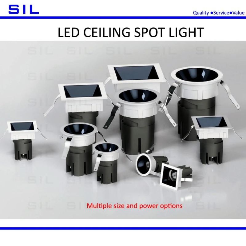 Hot Sales Hotel Shop LED Spot Light 15watt 7W 10W 15W 20W 30W 40W Ceiling Light 15W Spot Light