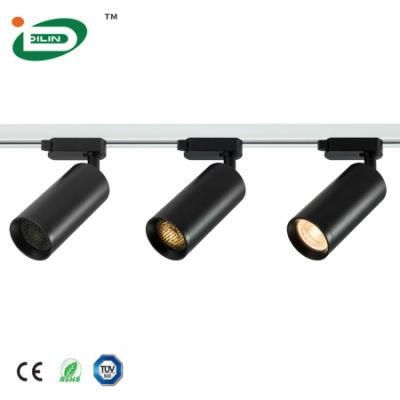 Ce RoHS Super Bright Small Exhibition LED Spot Track Light Housing 3-5 Years Warranty