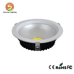 High Lumens IP44 Recessed 8W Housing Dimmable COB LED Downlight