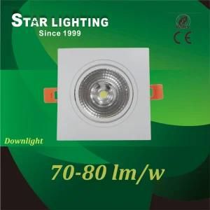 COB 7W Cold White LED Ceiling Downlight