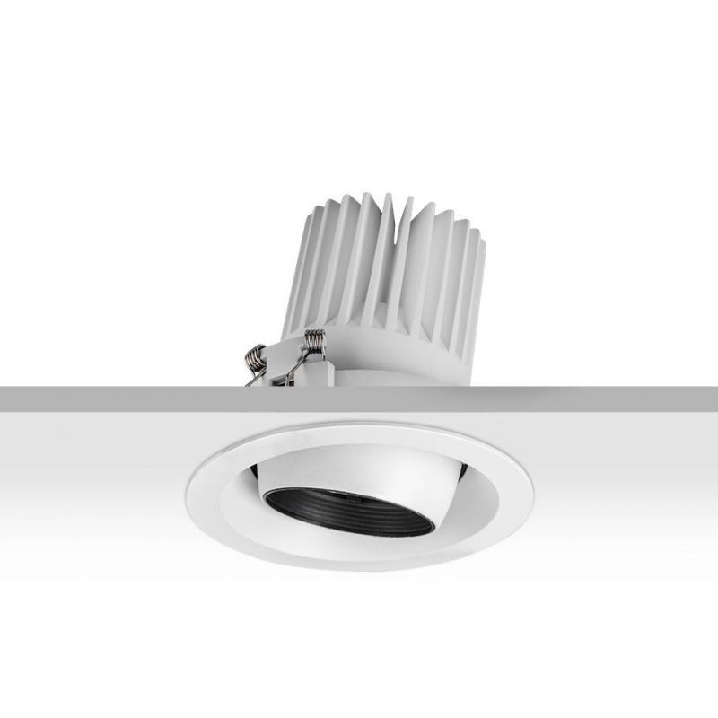 High Power Deep Anti-Glaring COB Down Light Adjustable LED Downlight Ceiling Recessed Spot Lights