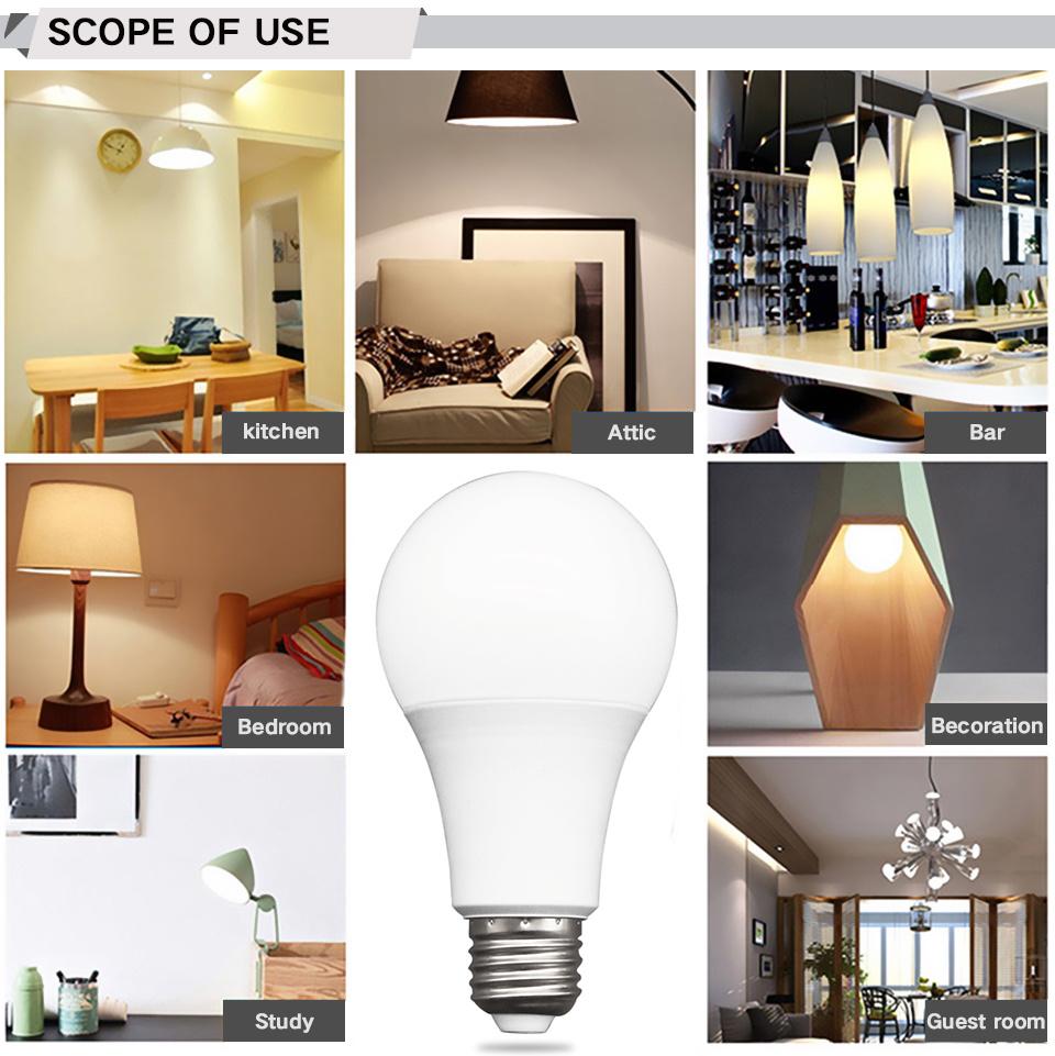 High Quality E27 170-260V 12W LED Bulb for Residential