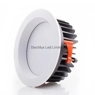 3CCT Switchable 8 Inch Slim SMD IP44 LED Downlight