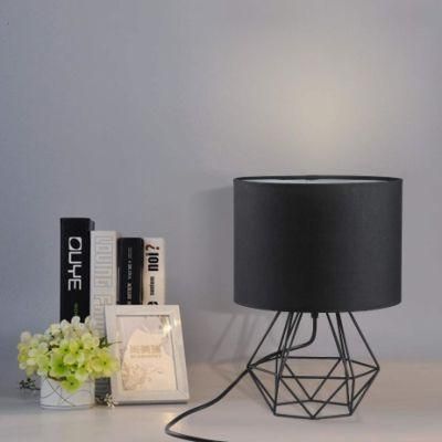 Bedroom Bedside Decoration Wrought Iron Simple Hollow Personality Table Lamp