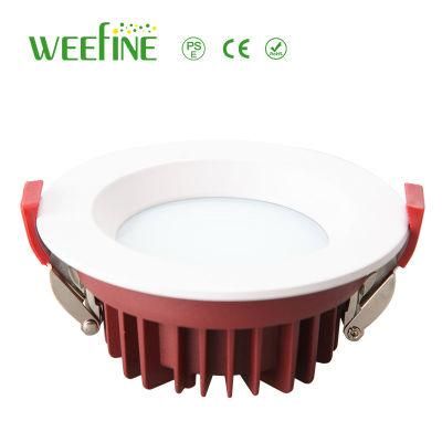 High Quality Indoor Spot Light Three Color Energy Saving Round Recessed LED Downlight (WF-LDL-MR-10W)