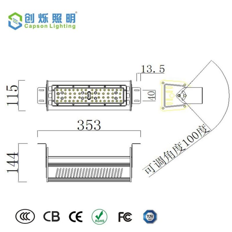 New Design Industrial Light LED Linear Mining Lamp (CS-XXGK-100W)