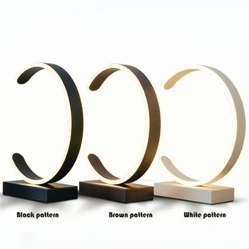C-Word Art Ins Style Simple Bedroom Bedside Light Creative LED Table Lamp