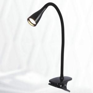 Ht6103s-C LED Clip Lamp on/off Online Switch Traditional Flexible Desk Lamp