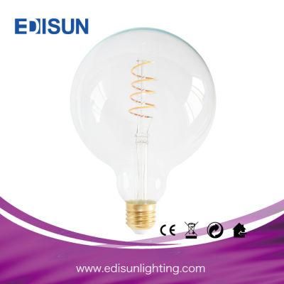 Retro Light Clear/Amber Glass Soft Filament Dimmable Lighting Bulb