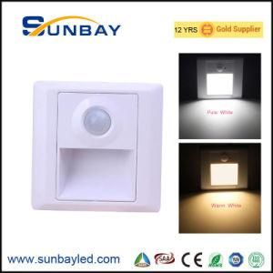 Voice Motion Sensor LED Stair Wall Lamp 1W 0.5W