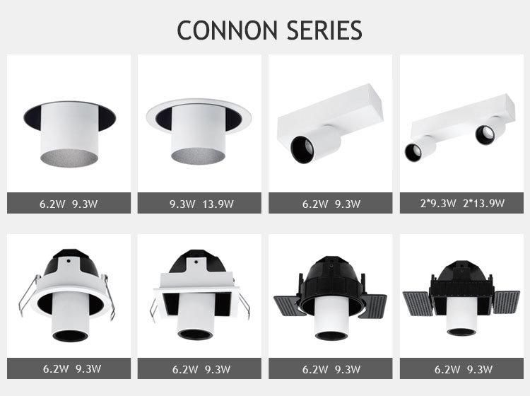 Single/Double/Triple Head 15W 2X15W 3X15W Modern Commercial Ceiling LED Lamp Down Light