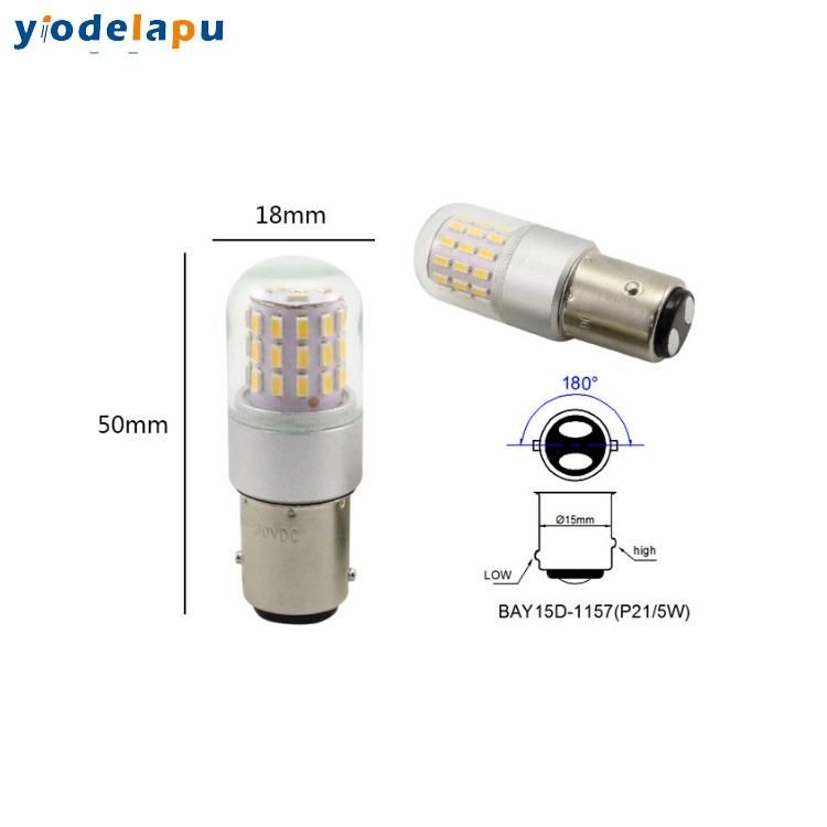 Ba15D Ba15s Bay15D 10-30V Use in Boat Lamp 12V 24V 48V 60V 3W Car LED Bulb