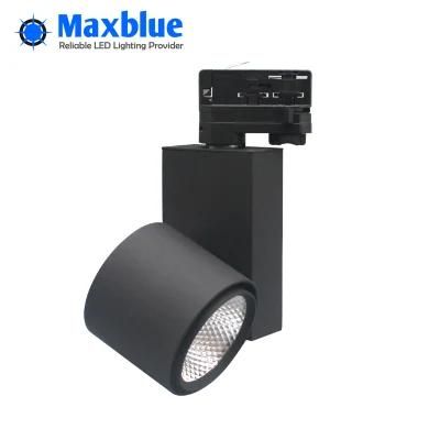 25W 3 Phase Economic Dimmable CREE COB LED Track Light