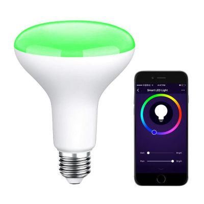 WiFi Voice Control Home Decoration Smart LED Bulb Br30