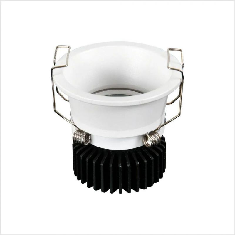 Narrow Bezel Embedded Deep Anti-Glare Ceiling LED Downlight Without Main Light