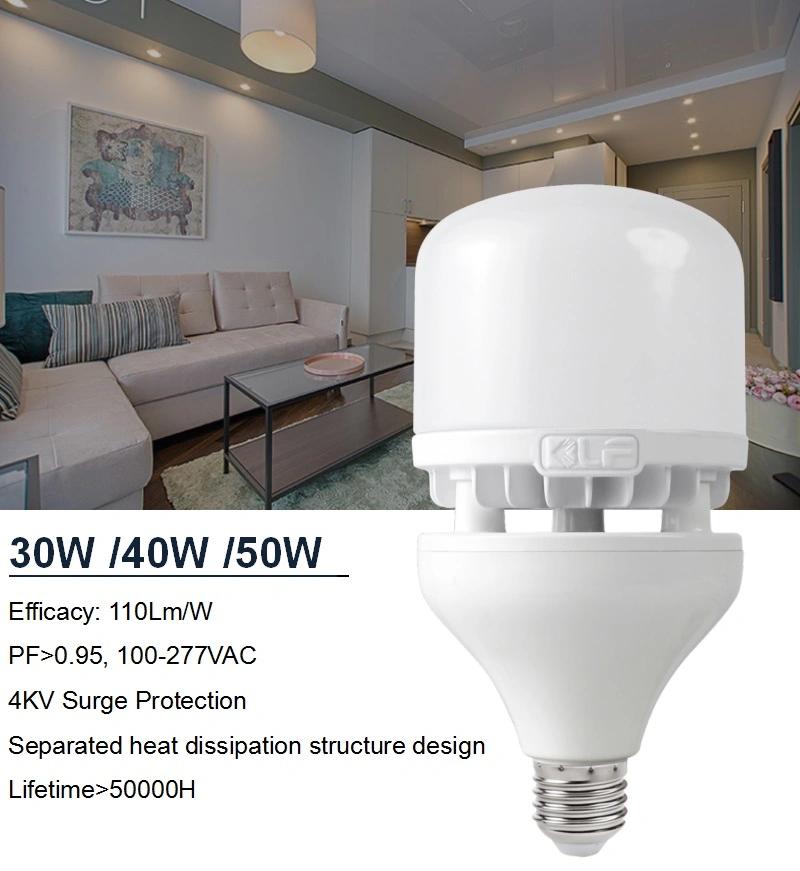 New Design Factory E27 T Shape LED Bulbs 30W 40W High Power LED Bulb Light
