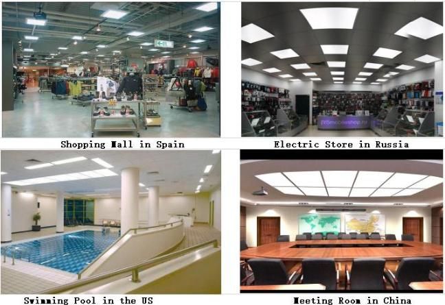 High Lumen Brightness 60W 1200*600 LED Panel Light Factory Supplier Suspended Gym