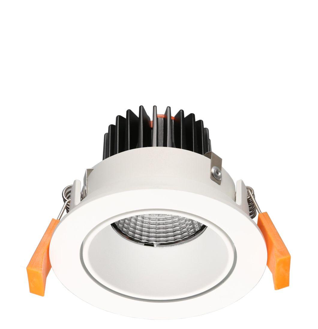 Aluminum White Recessed Downlight Fitting Plus X Series Module (Replace MR16)