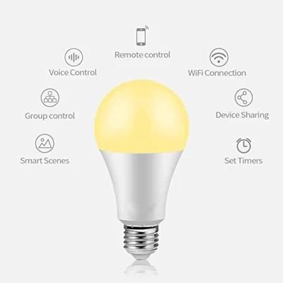 Tuya WiFi CCT APP Voice Alexa Google Home Control Bulb