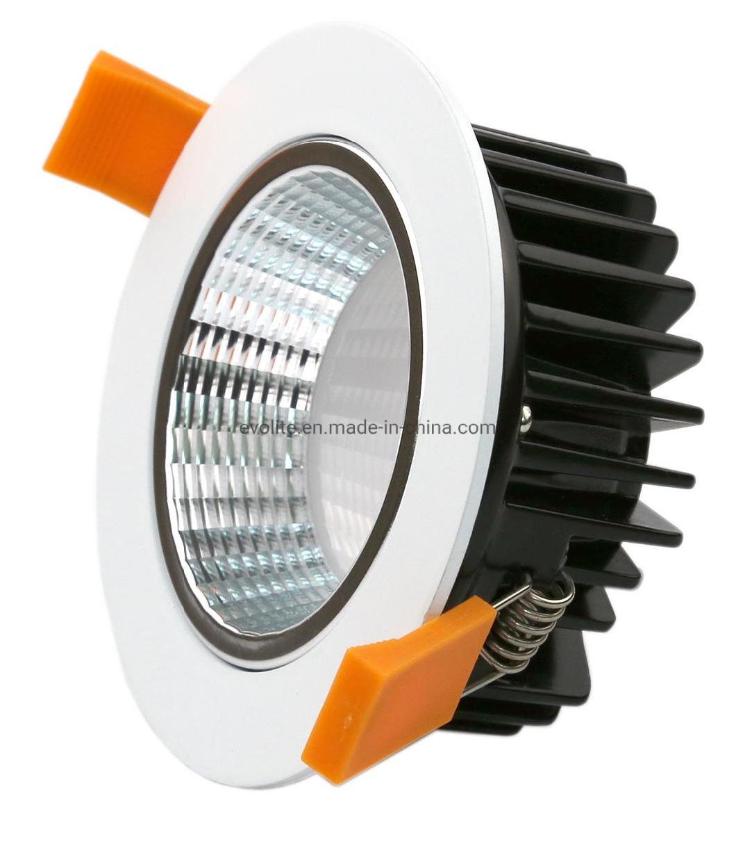 Round Cut out 90mm Recessed Downlight Lamp Price IP44 10W LED Downlight X4b