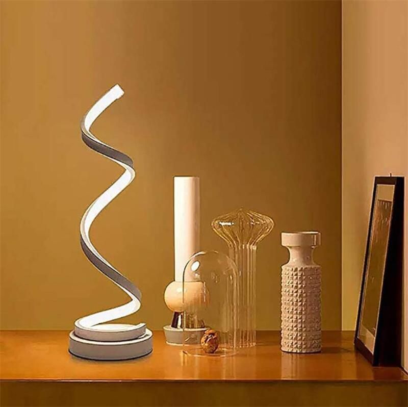 Indoor Thread Light Simple Eye Protection Night Light Aluminum Acrylic LED Desk Lamp