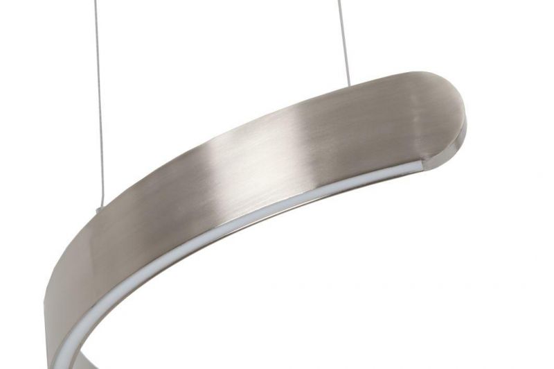 Masivel Lighting Modern Pendant Light C Shape Brass Decorative LED Chandelier Light
