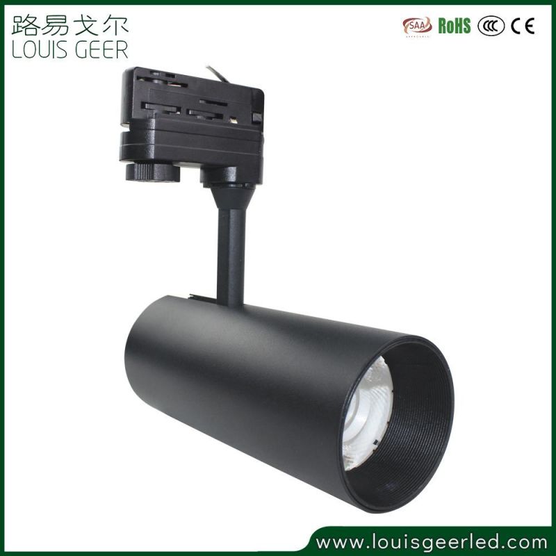 High Quality Aluminium LED Lamp Housing Adjustable LED Lights 15W Track Rail System