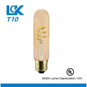 Ra90 2.5W 200lm T10 New Retro Spiral Filament LED Light Bulb