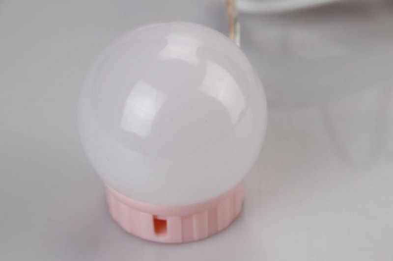 LED Mirror Lamp USB String Lights Make up Lamp 5V Pink Bulbs