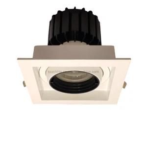 18W Aluminum Recessed Ceiling LED Grille Spot Light