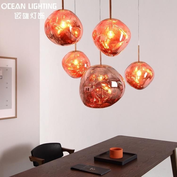 Interior Mood Lighting Christmas Decorative Pendant Light Glass LED Chandeliers