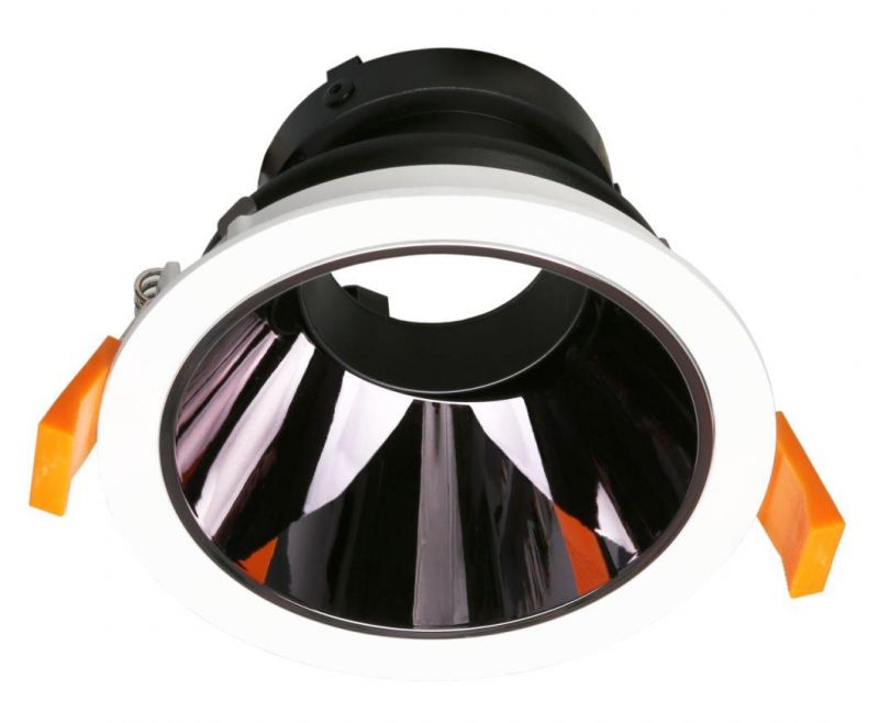 IP20 Fixed Round GU10 or MR16 G5.3 Light Frame and Ceiling LED Spot Light Downlight Housing