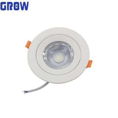LED Circular Recessed LED Downlight 5W with IC Driver Spotlight for Indoor Decoration