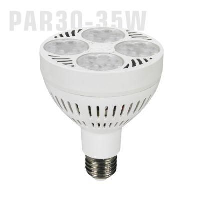 35W PAR30 110V E26 E27 4000K 6000K 10000K 12000K ETL RoHS PAR30 LED Light PAR30 Jewelry Light PAR30 PAR 30 LED Bulb with Fan