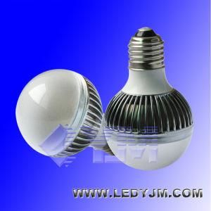 Chromed LED Bulb 3*1w, E27/Jdr