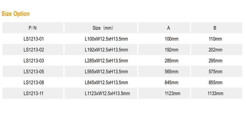 Seamless-Free Jointing Linear Lighting for Shelf /Cabinet /Display